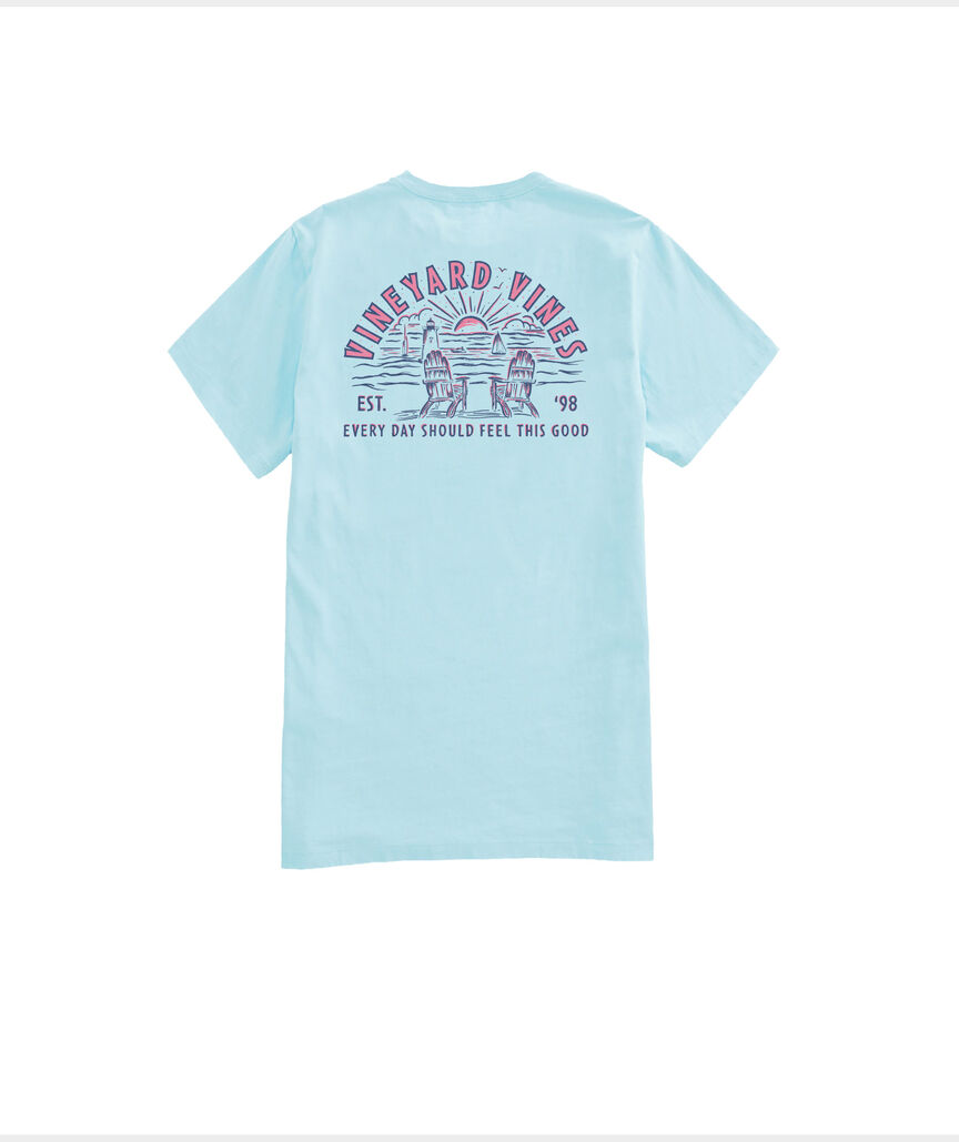 OUTLET Women's Adirondack Lighthouse Scenic Short-Sleeve Tee