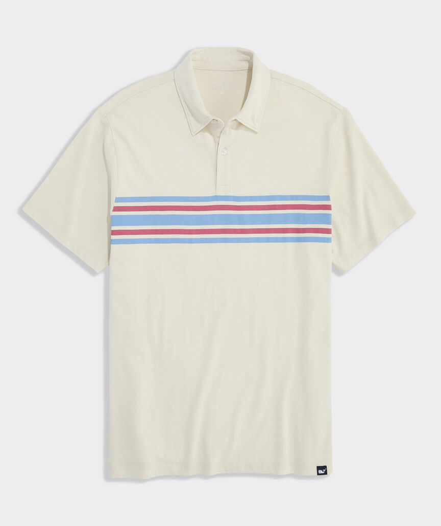 Chest Stripe Surf Polo