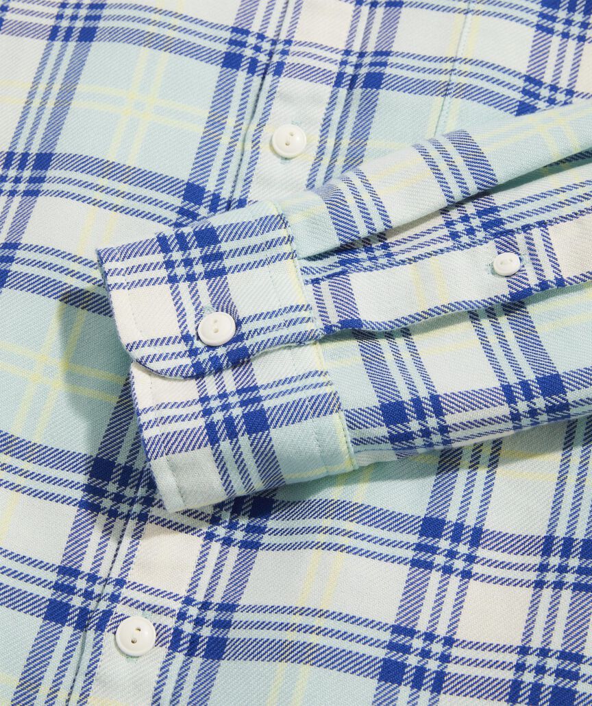 Cotton Twill Plaid Shirt
