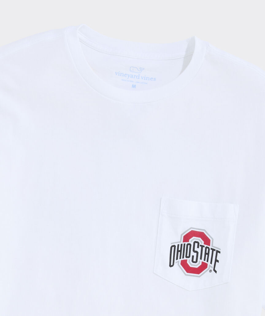 The Ohio State University Football Whale Short-Sleeve Pocket Tee