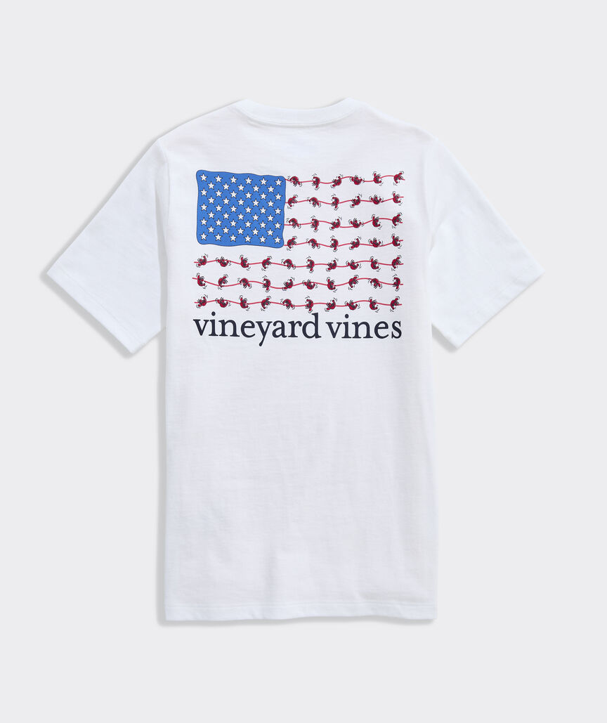 Boys' Lobster Roll Flag Short-Sleeve Pocket Tee