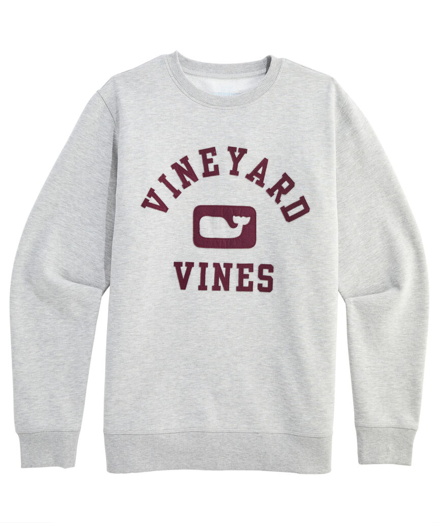 OUTLET Varsity Whale Brushed Terry Crewneck