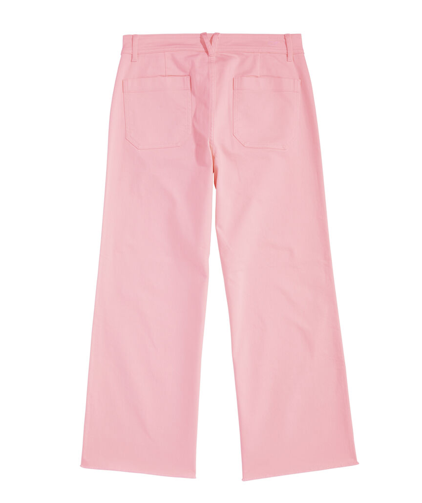OUTLET Women's Wide Leg Denim Pants