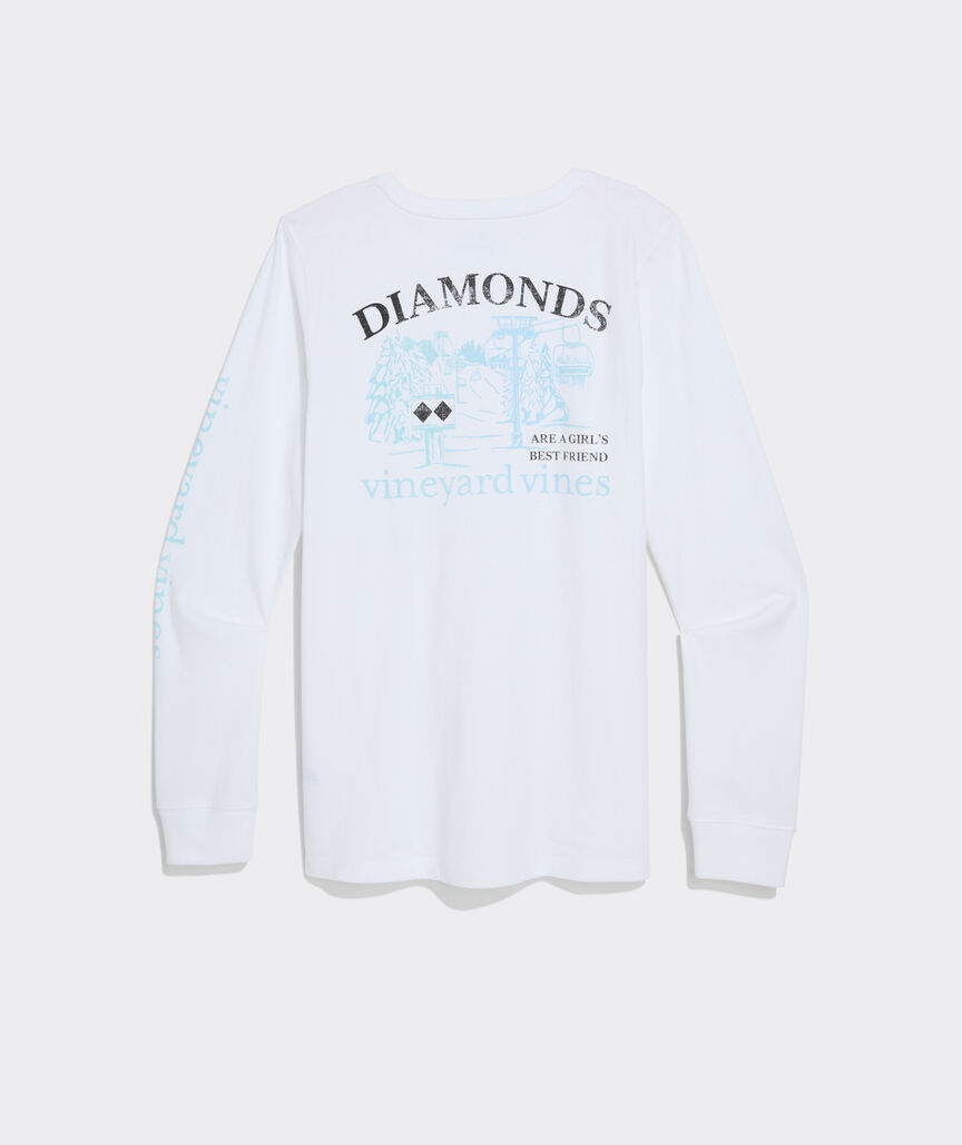 Women's Double Black Diamond Long-Sleeve Pocket Tee