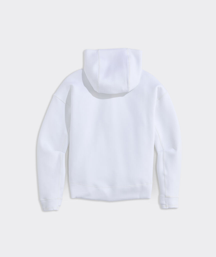 Hooded Snap-Front Pullover