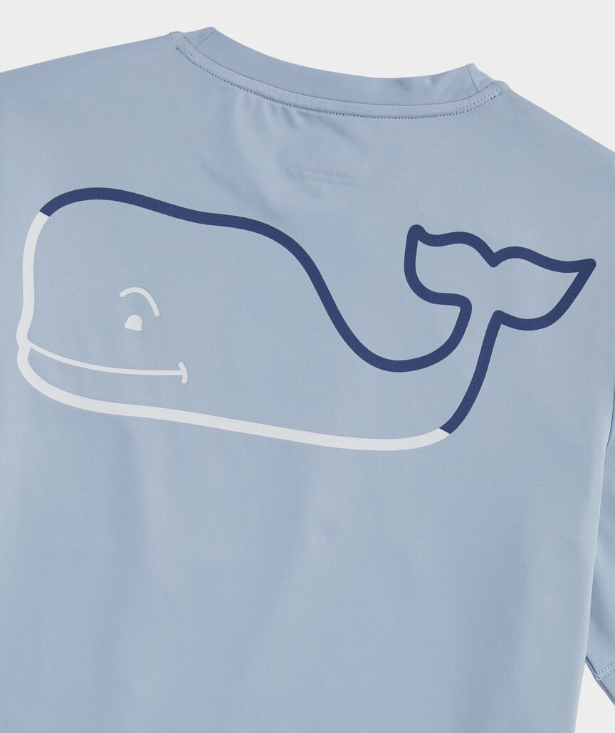 Boys' Burgee Whale Short-Sleeve Harbor Sun Tee