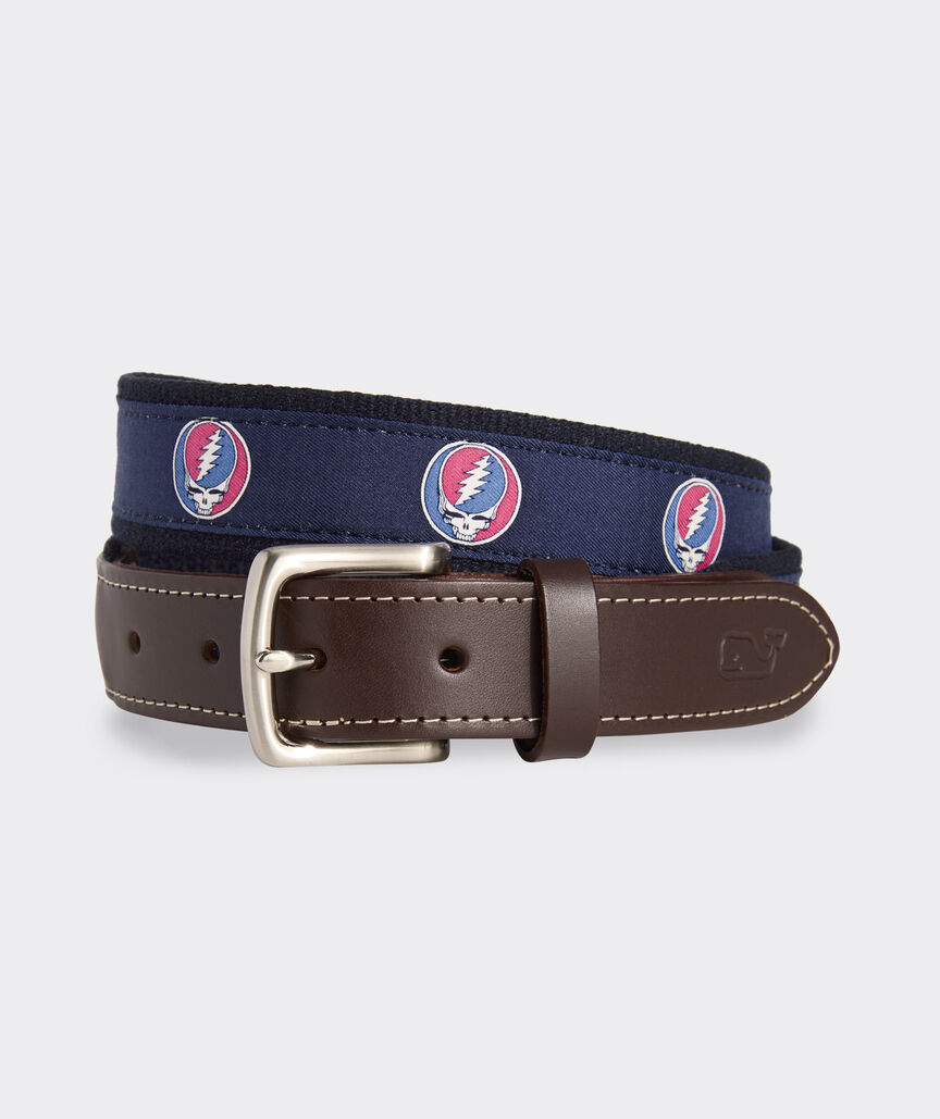 Grateful Dead x vineyard vines Stealie Canvas Club Belt