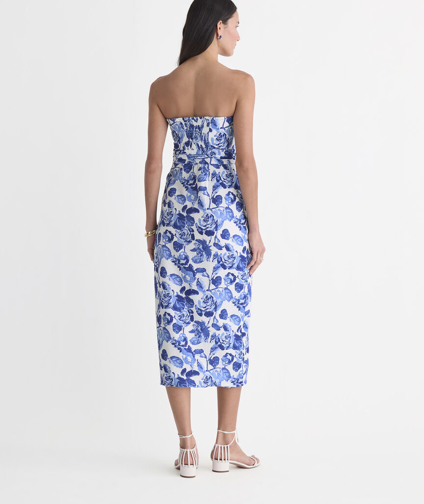 Kentucky Derby Women's Strapless Column Midi Dress