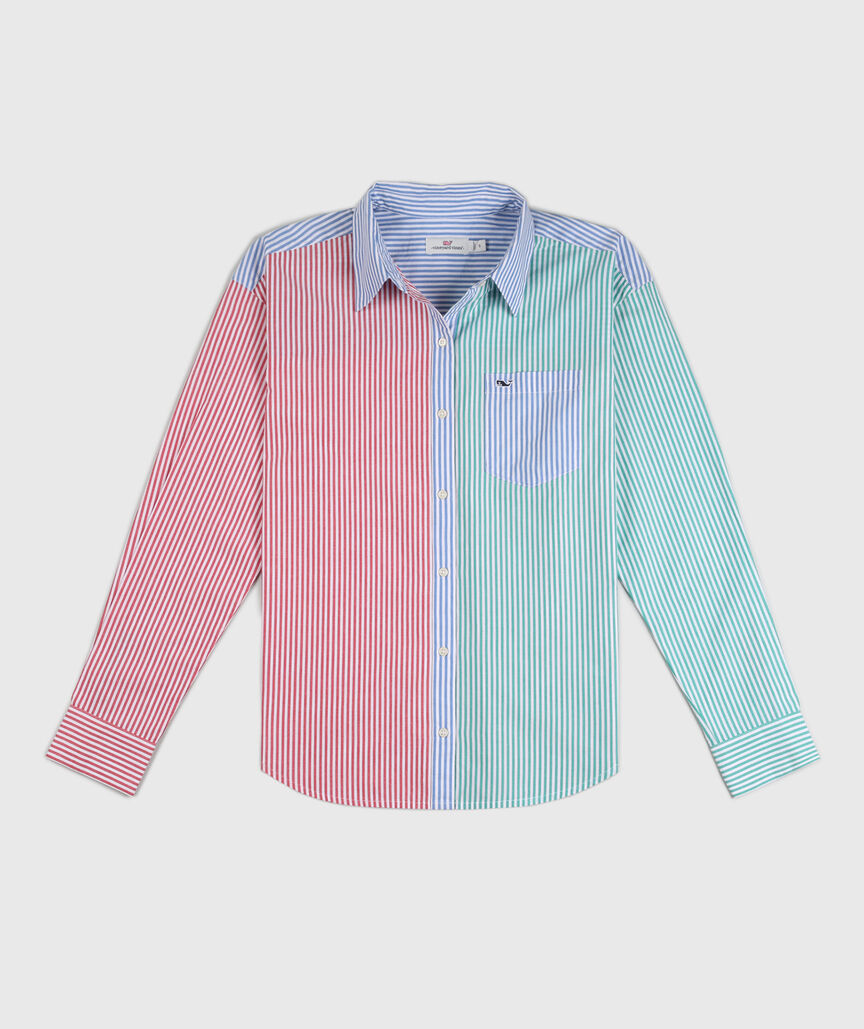 OUTLET Relaxed Poplin Party Button-Down