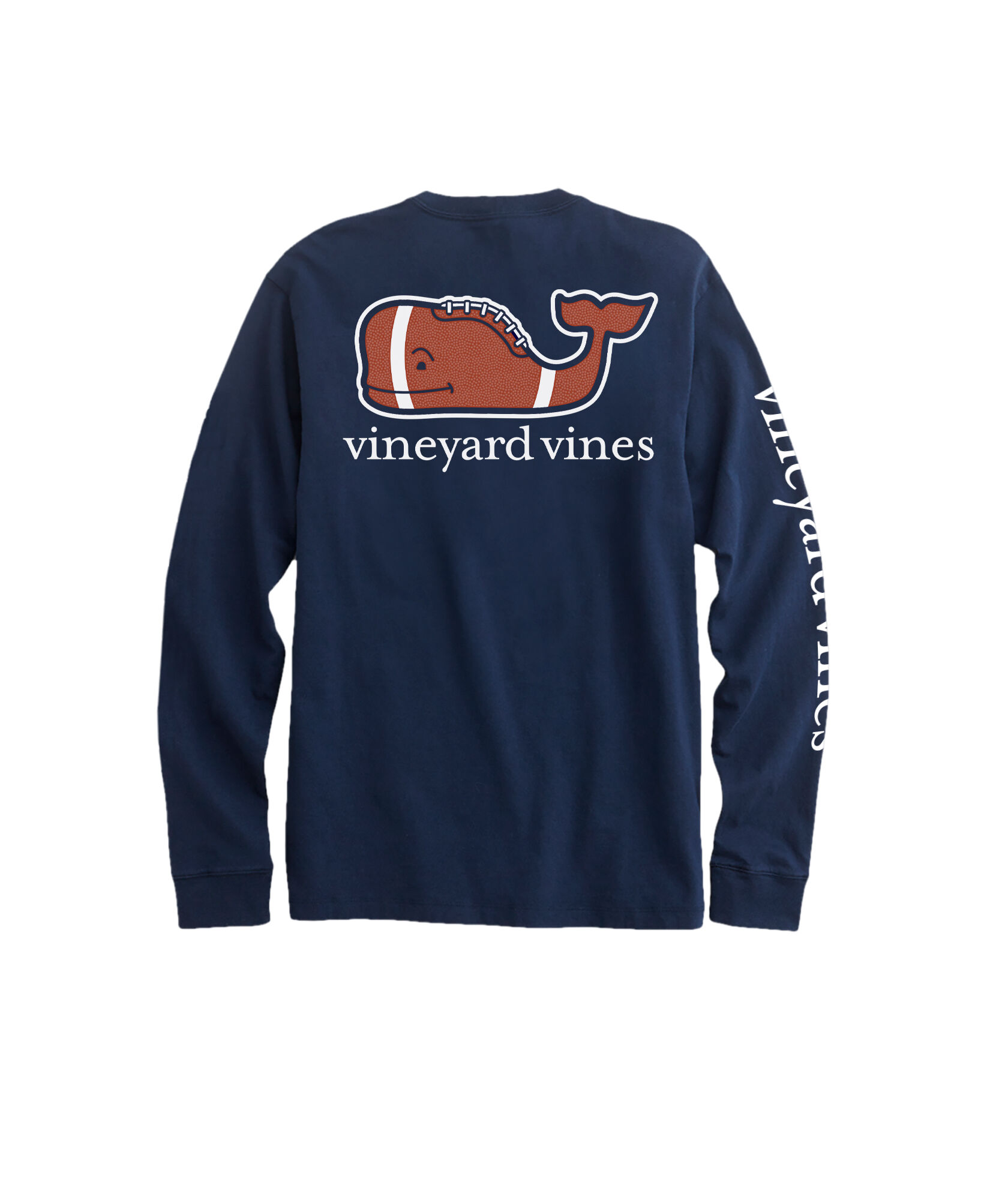 OUTLET Women's Football Whale Long-Sleeve Pocket Tee