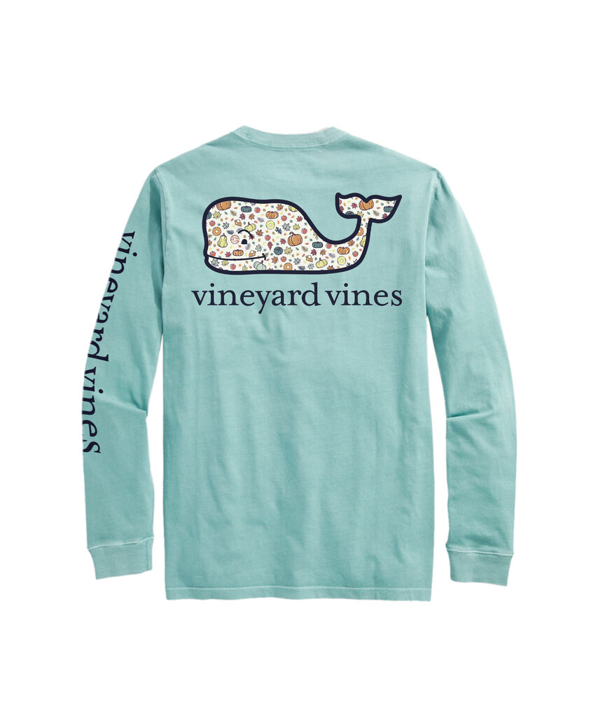 OUTLET Women's Fall Icons Whale Long-Sleeve Pocket Tee