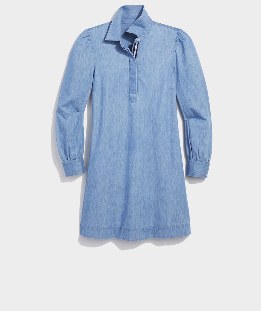 Chambray Popover Dress