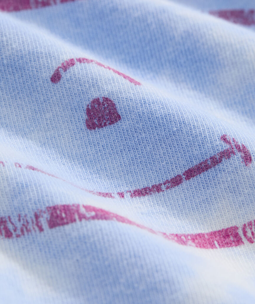 Girls' Vintage Whale Tie-Dye Short-Sleeve Tee