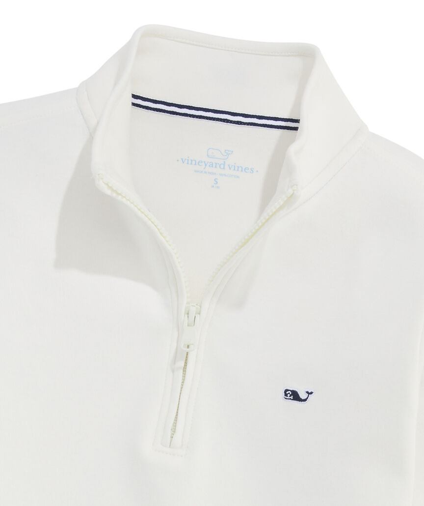 OUTLET Boys' Jersey Cotton Quarter-Zip