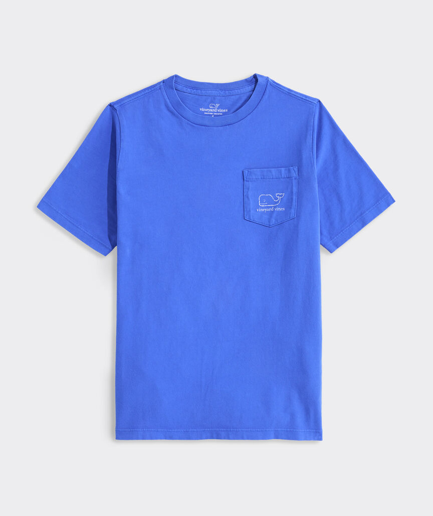 Boys' Neon Vintage Whale Short-Sleeve Pocket Tee