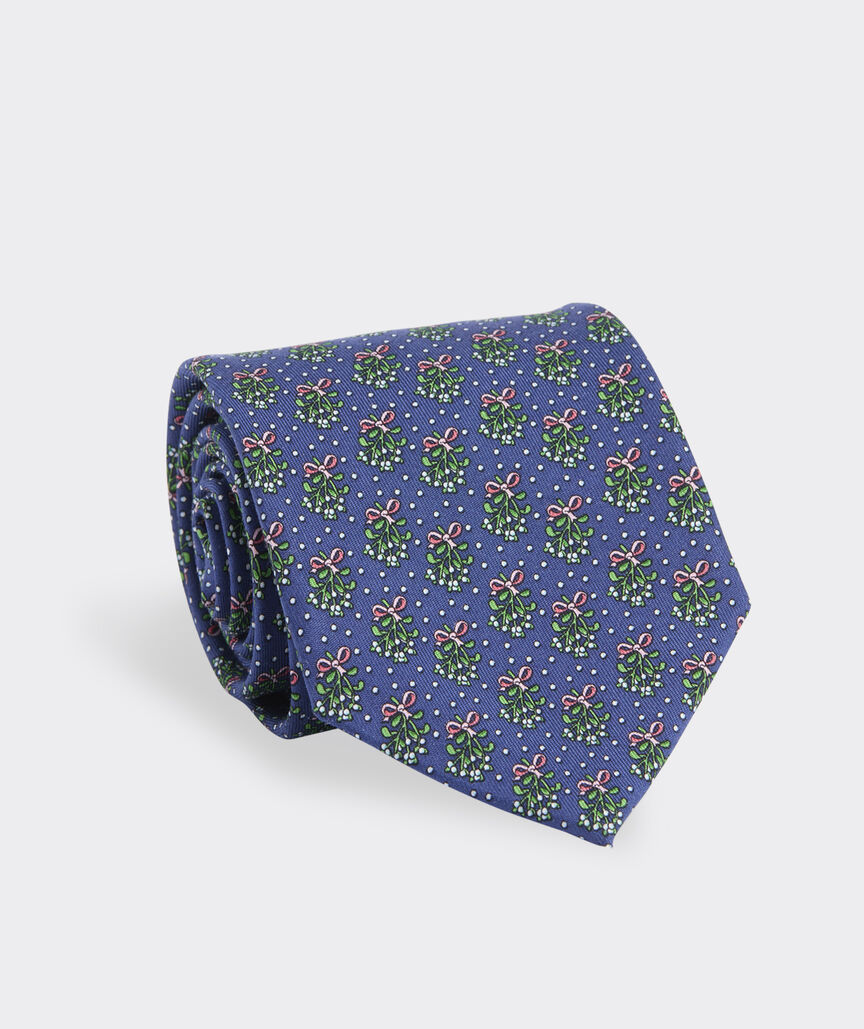 Mistletoe Silk Tie