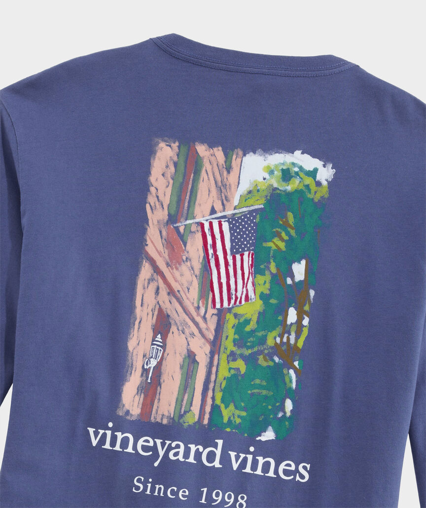 Charleston Alley Flag Long-Sleeve Pocket Tee
