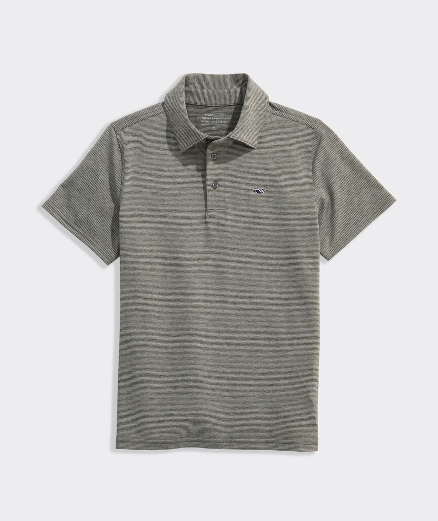 Boys' Performance St. Jean Stripe Sankaty Polo