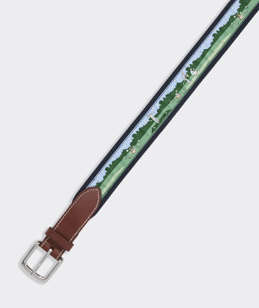 Golf Scenic Canvas Club Belt