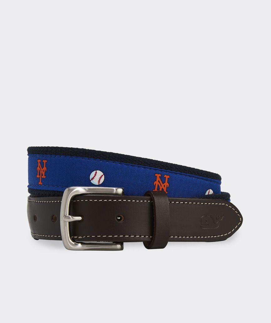 New York Mets Canvas Club Belt