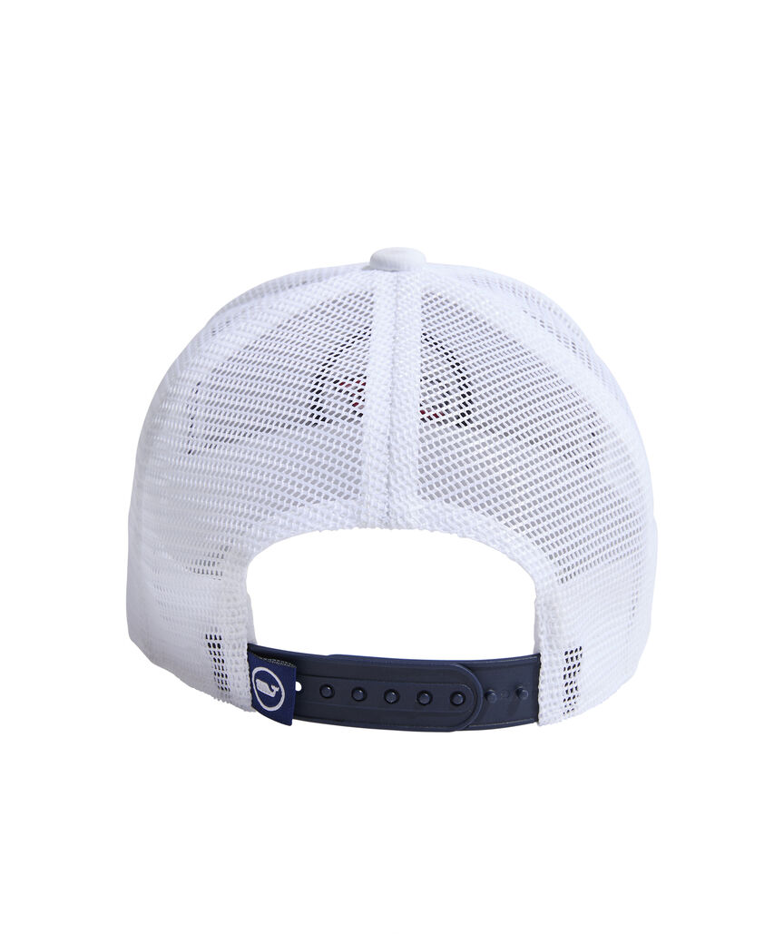 OUTLET Kids' Flag Whale Dot Trucker Hat