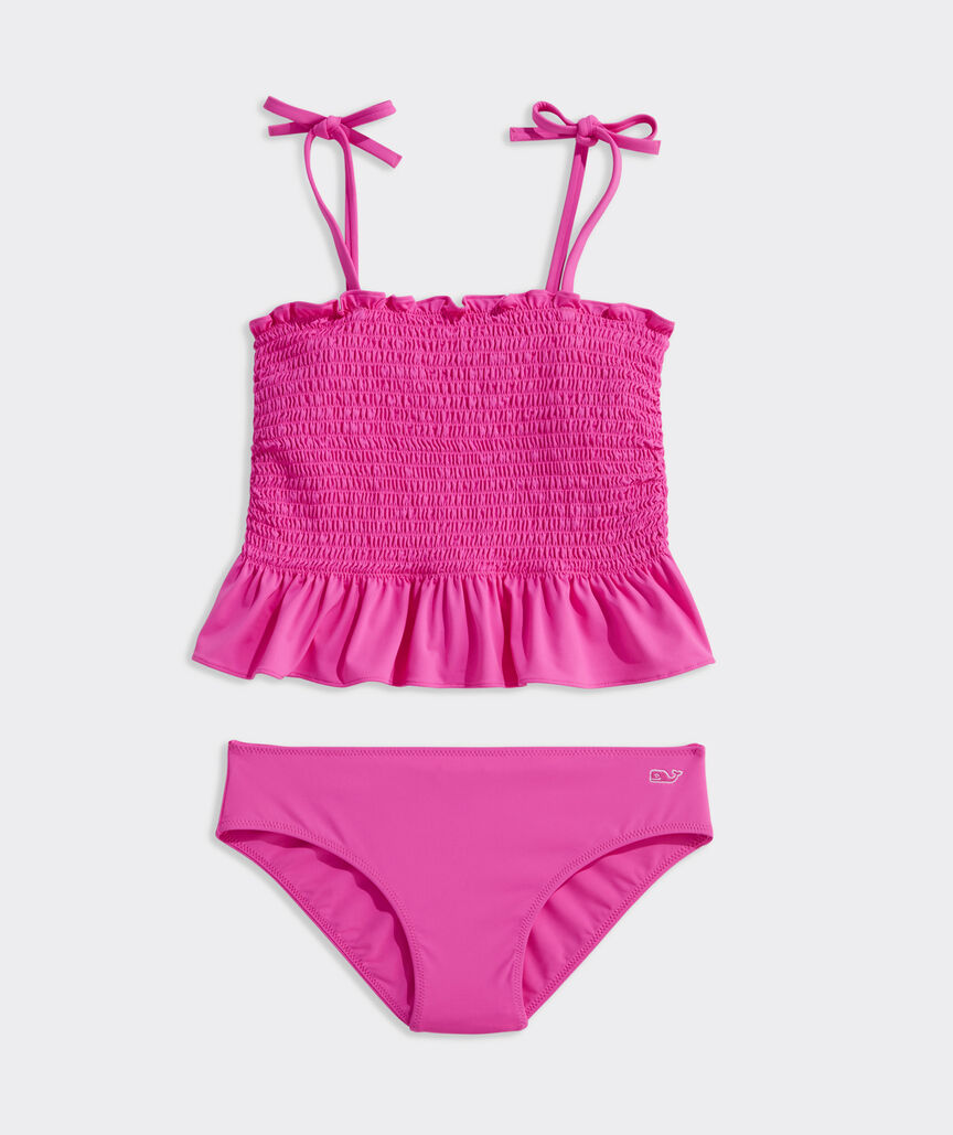 Girls' Smocked Tankini