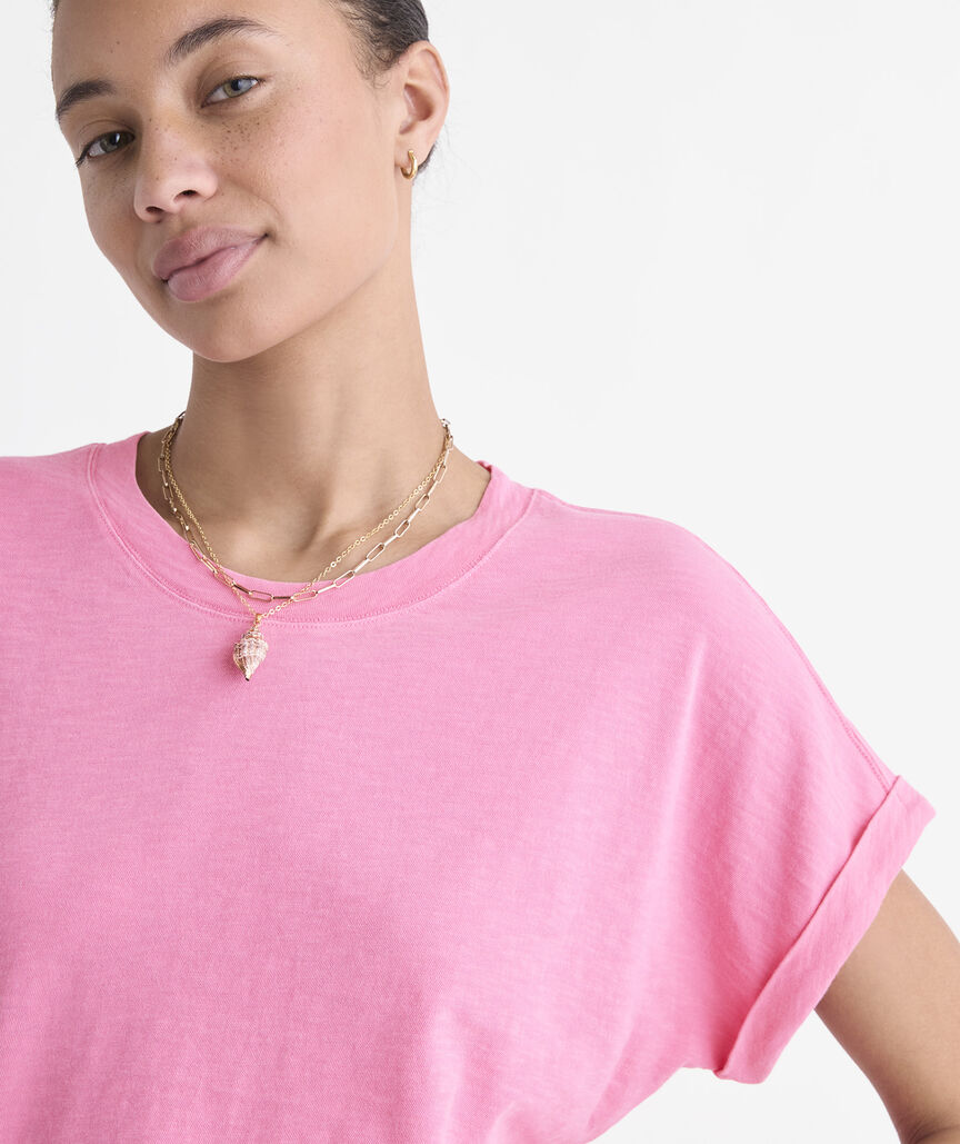 Slub Jersey Pullover Tee