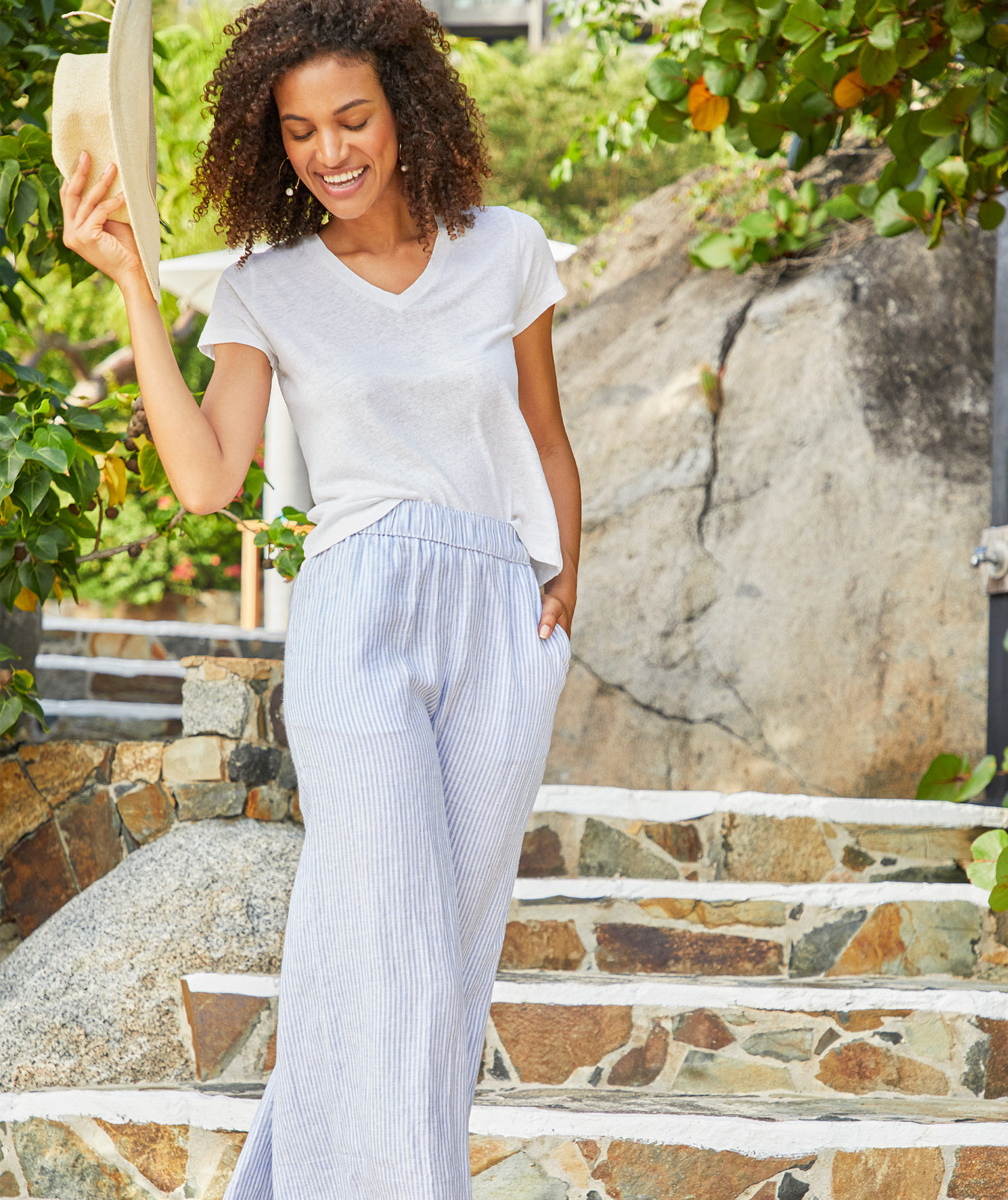 Shop Striped Linen Pant at vineyard vines