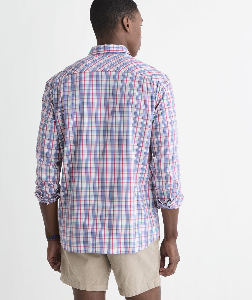 Performance Higgs Beach Plaid Backbay Shirt