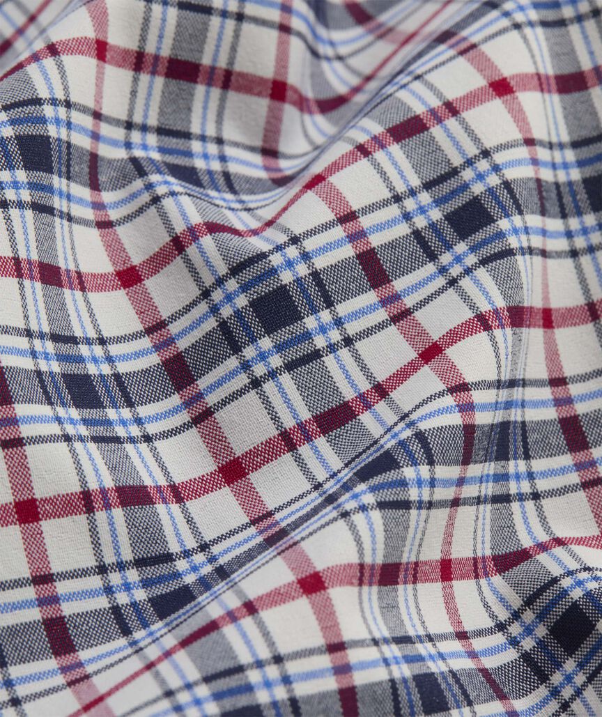 On-The-Go Nylon Plaid Shirt