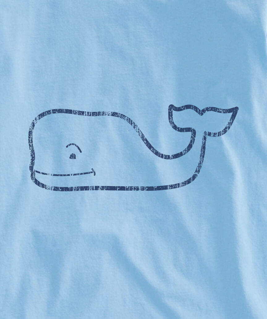 OUTLET Kids' Vintage Whale Long-Sleeve Pocket Tee