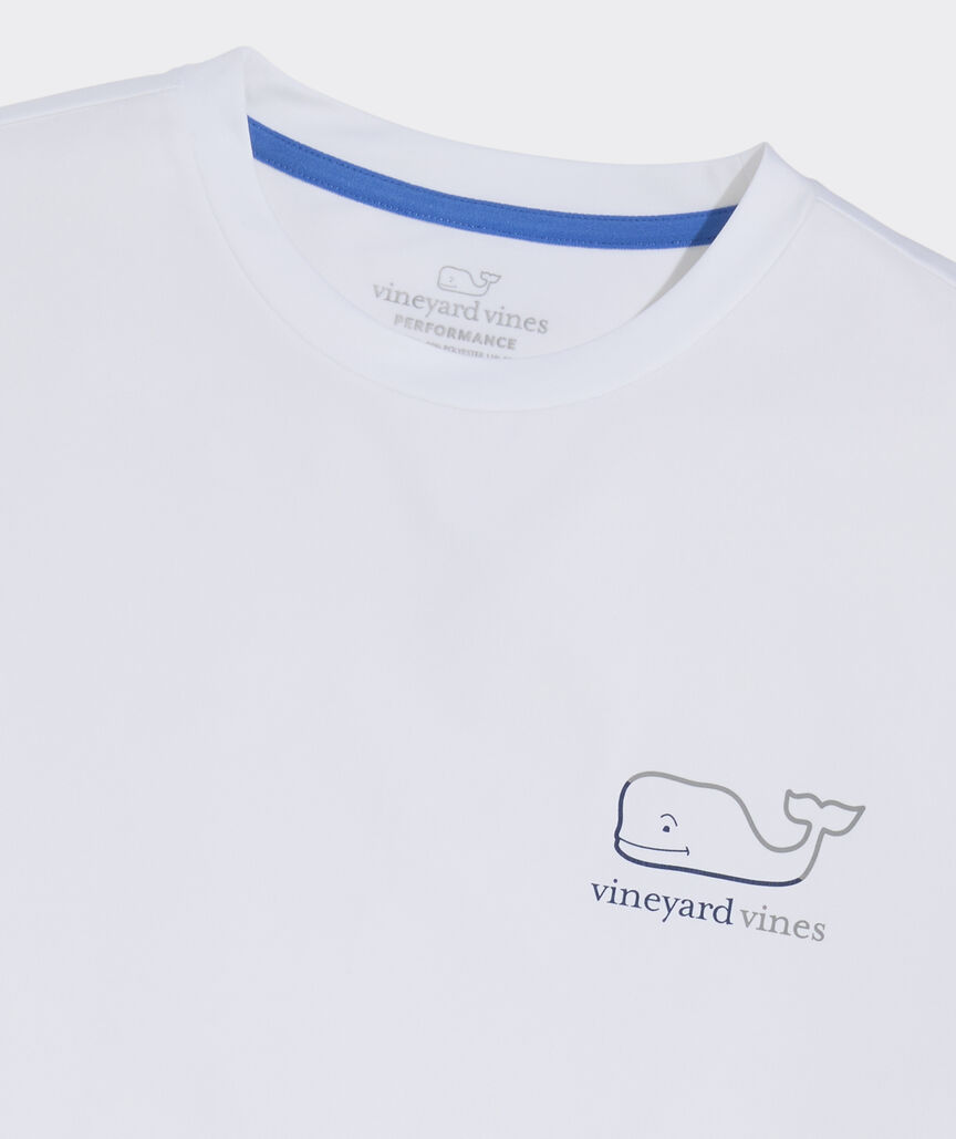 Performance Burgee Whale Short-Sleeve Harbor Tee