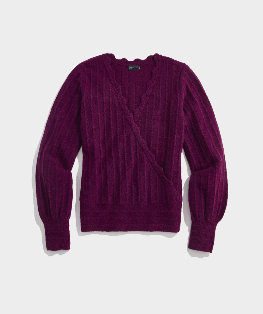 Reversible Luxe Wrap Sweater