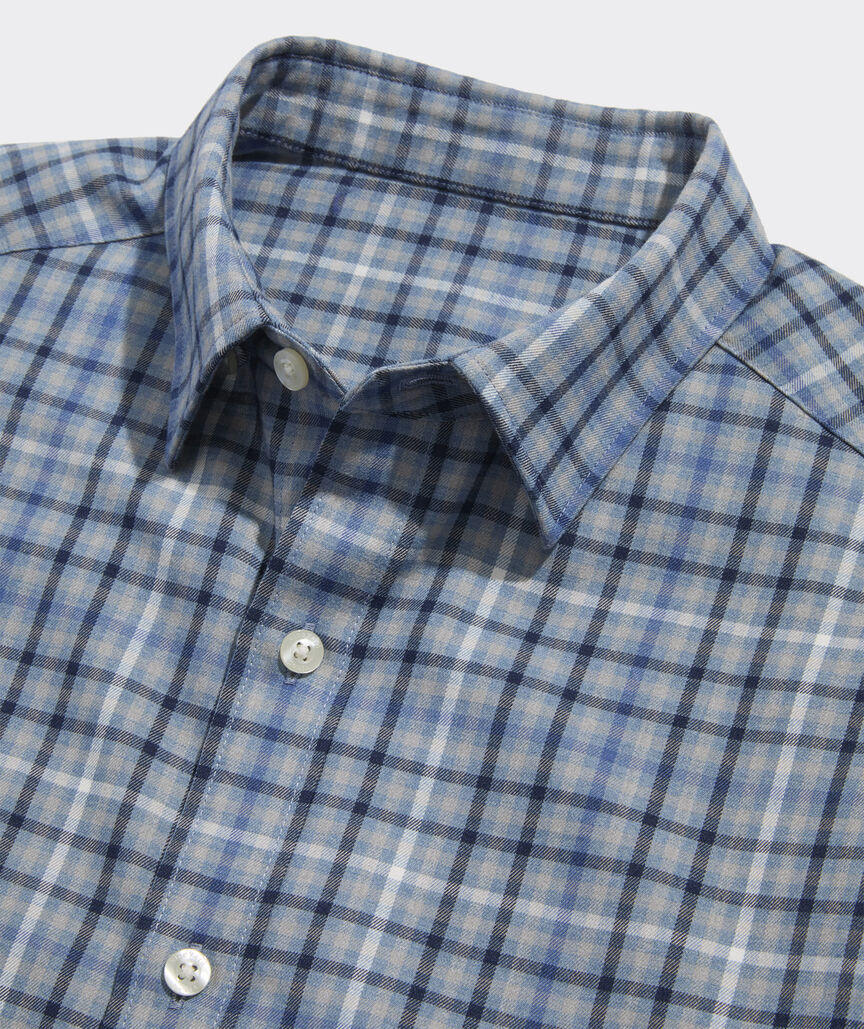 Performance Brushed Tech Twill Madaket Tattersall Shirt