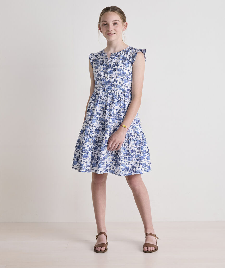 Girls' Evie Poplin Dress