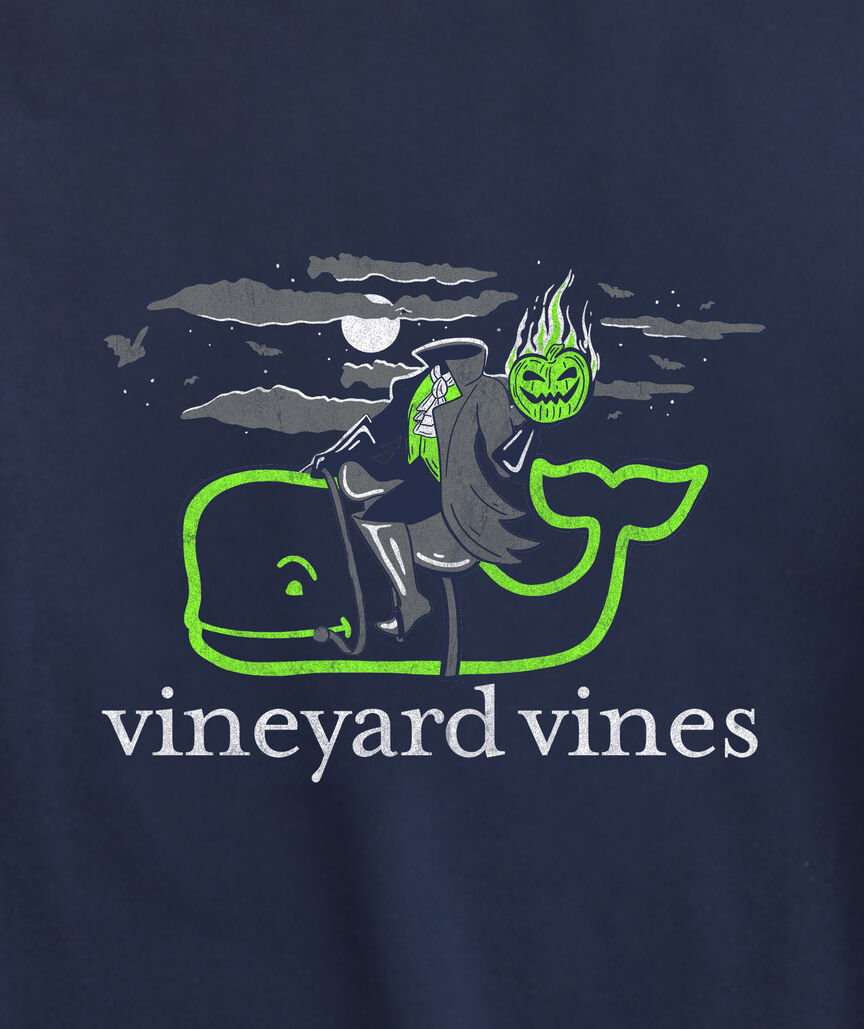 Headless Horseman Whale Long-Sleeve Pocket Tee