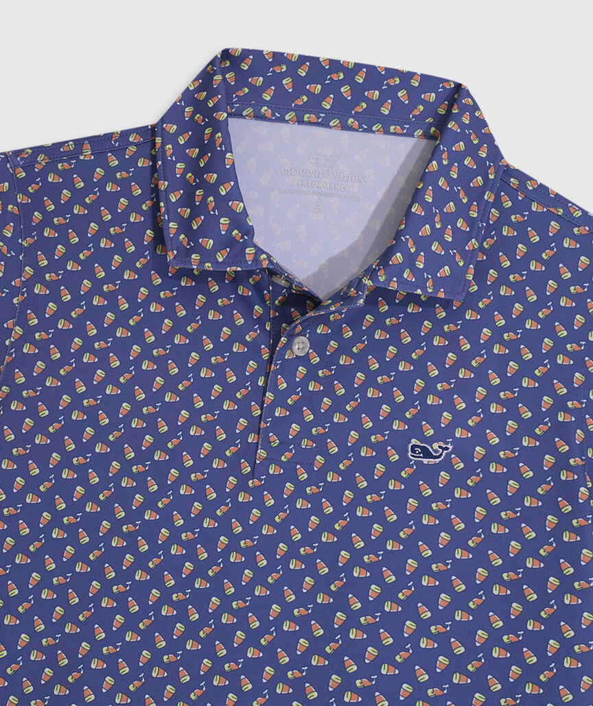 OUTLET Boys' Performance Candy Corn Polo