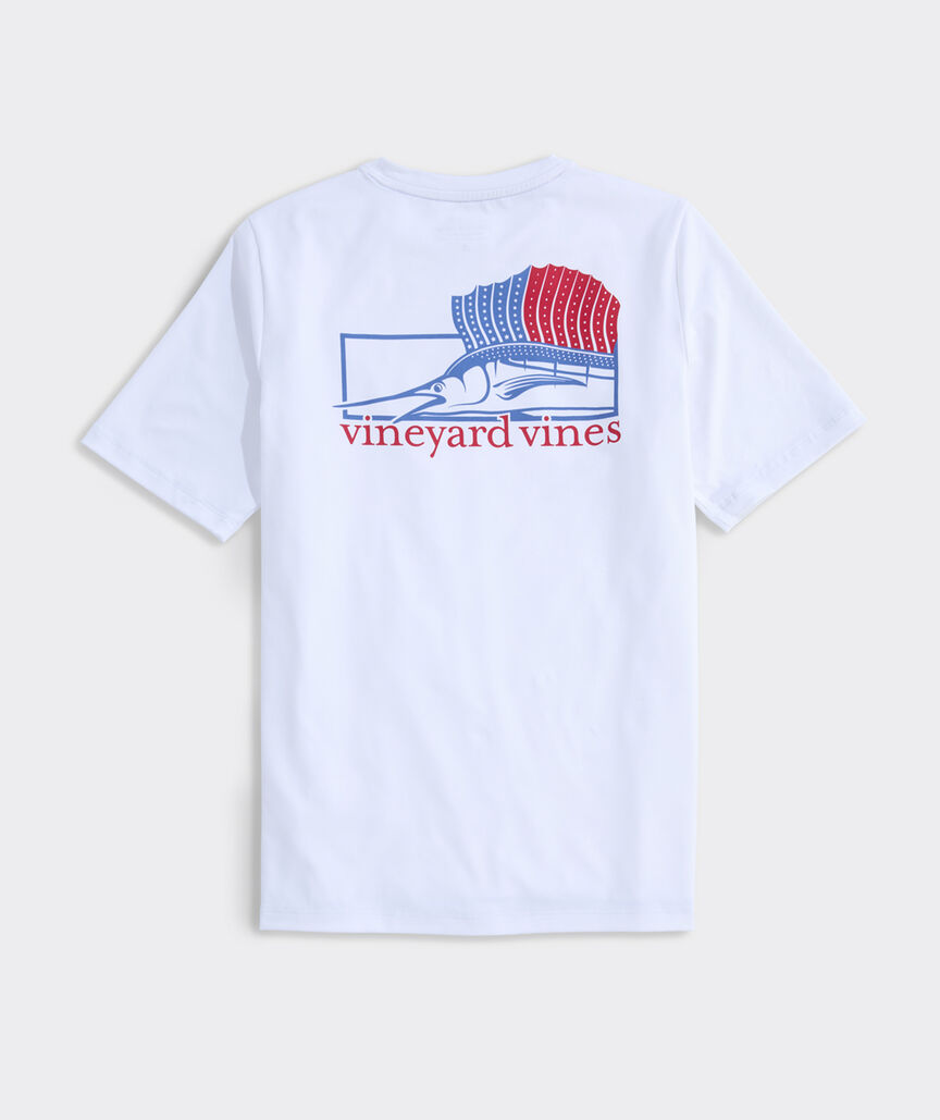 Boys' Sailfish Short-Sleeve Harbor Sun Performance Tee