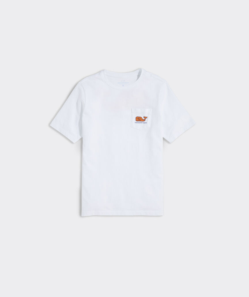 Boys' Basketball Whale Short-Sleeve Pocket Tee
