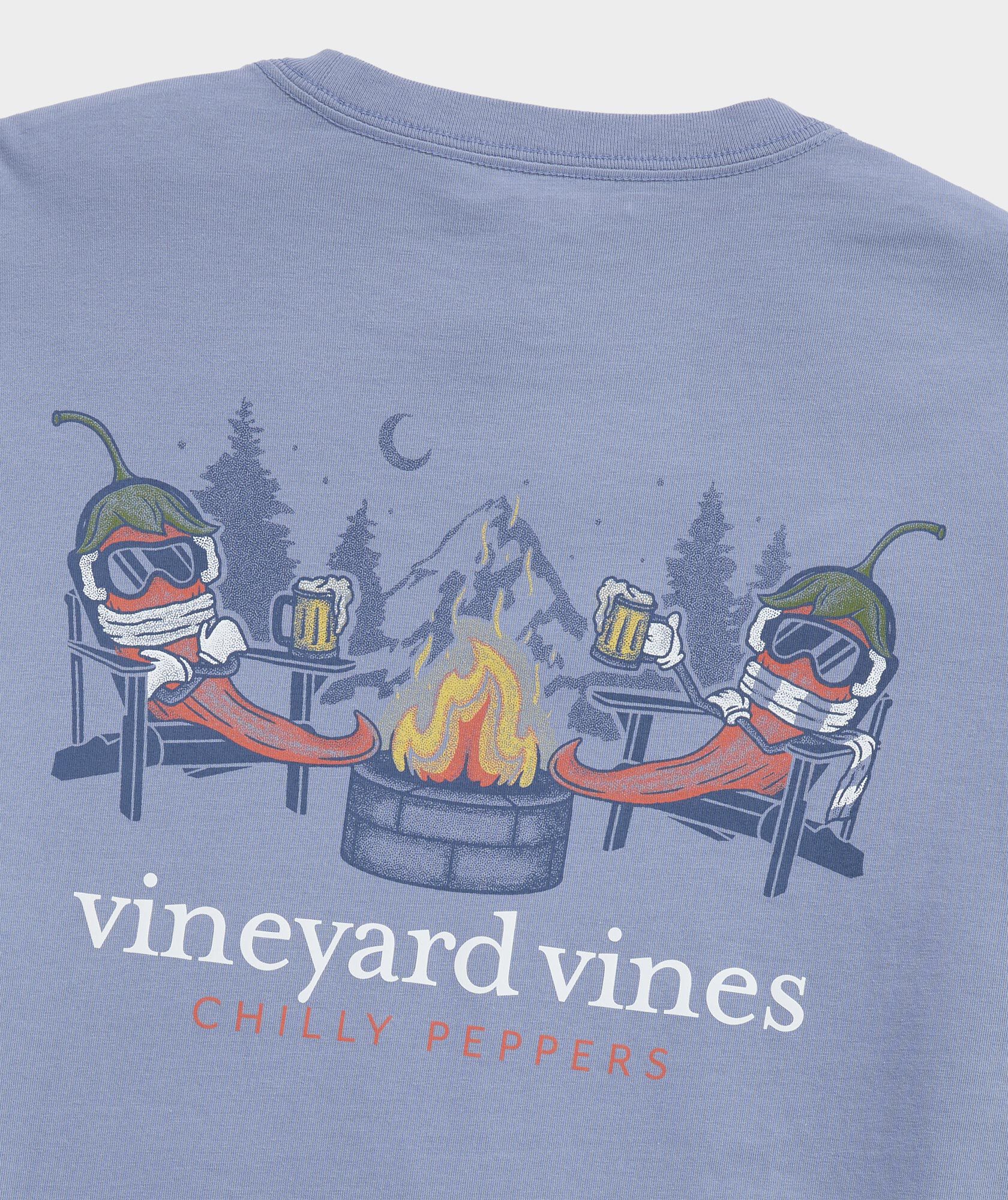Chilly Peppers Long-Sleeve Pocket Tee