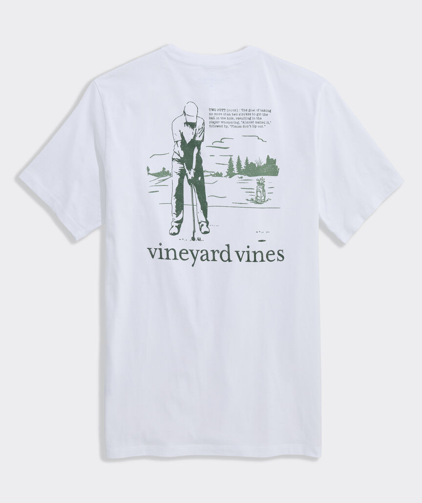 Two Putt Golf Short-Sleeve Pocket Tee