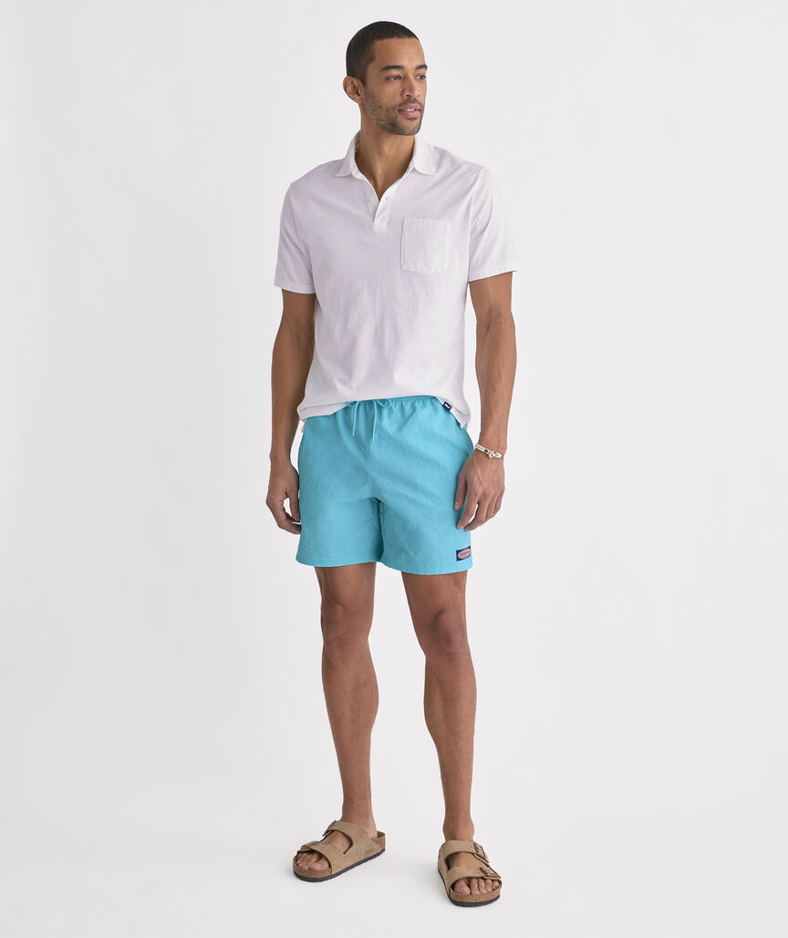 6 Inch Solid Island Swim Trunks