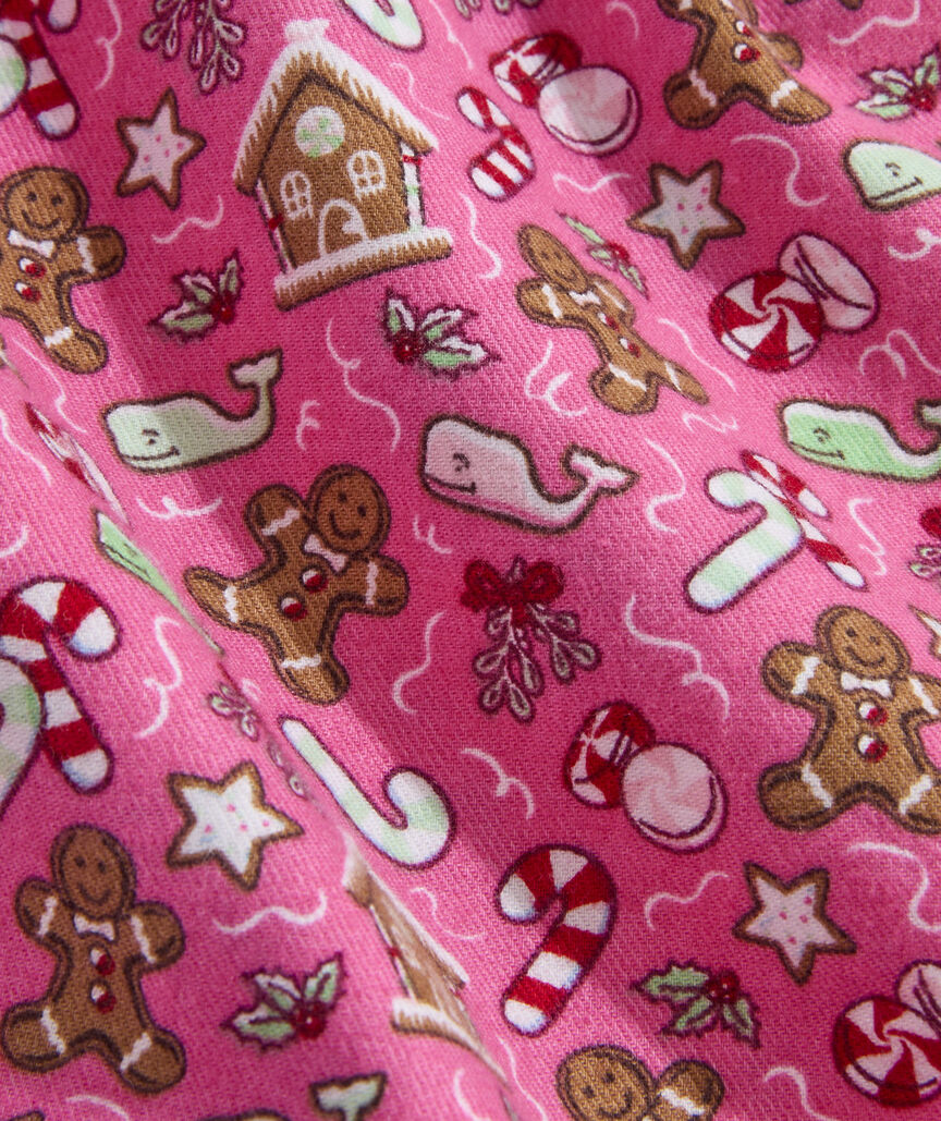 OUTLET Gingerbread Whales Pajama Pants