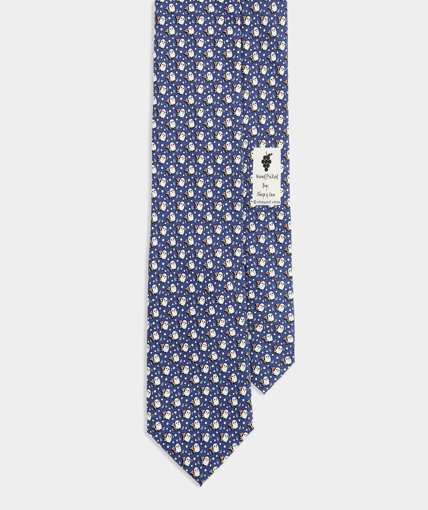 Tipsy Ghost Silk Tie