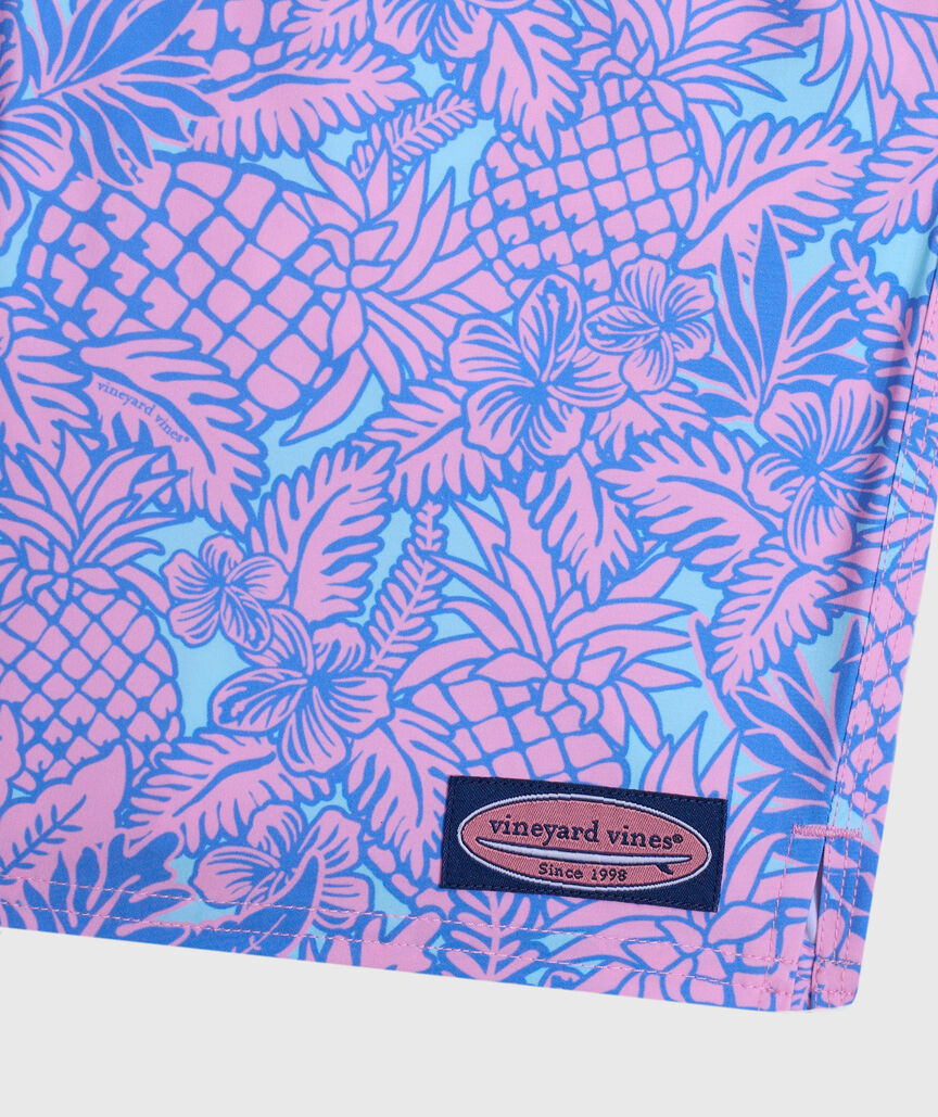 OUTLET Boys' Pineapples & Flowers Chappy Swim Trunks