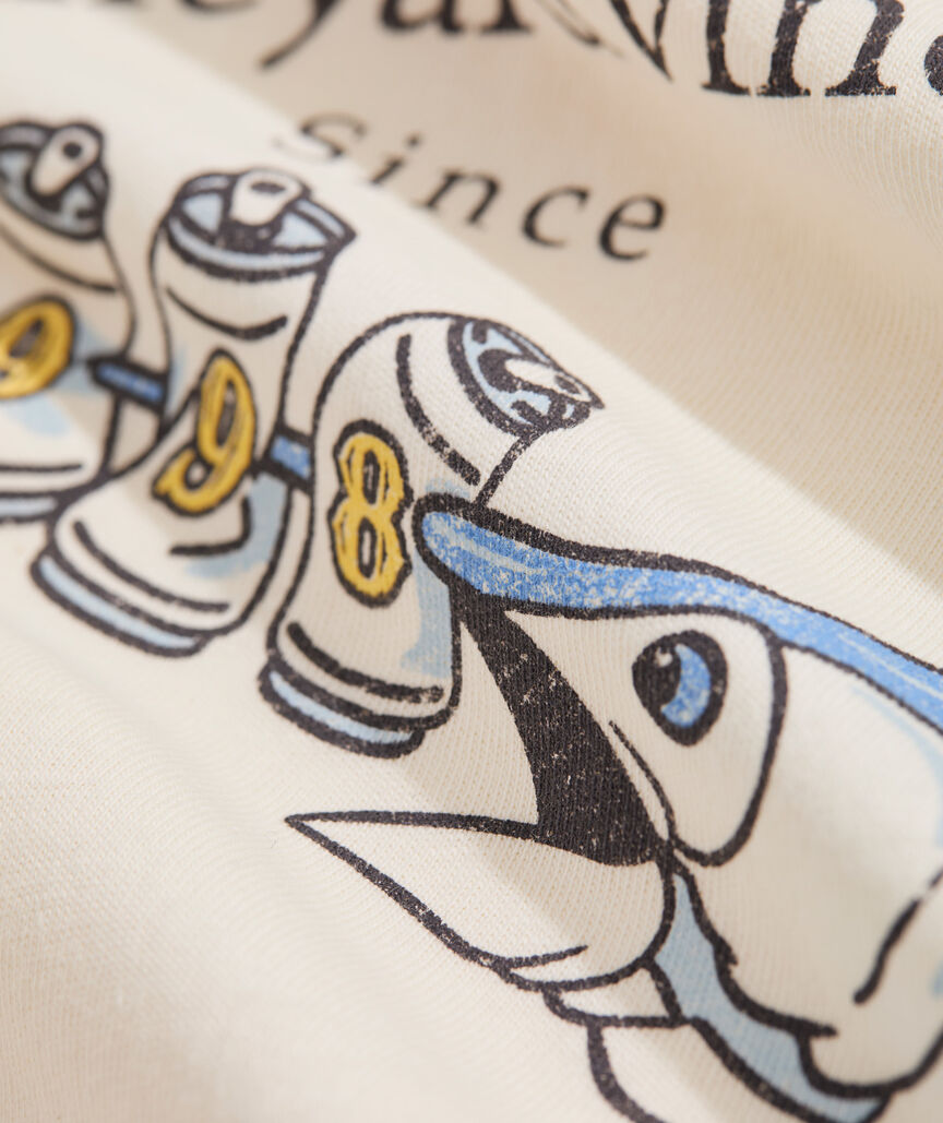 Since 98 Beer Cans Short-Sleeve Pocket Tee