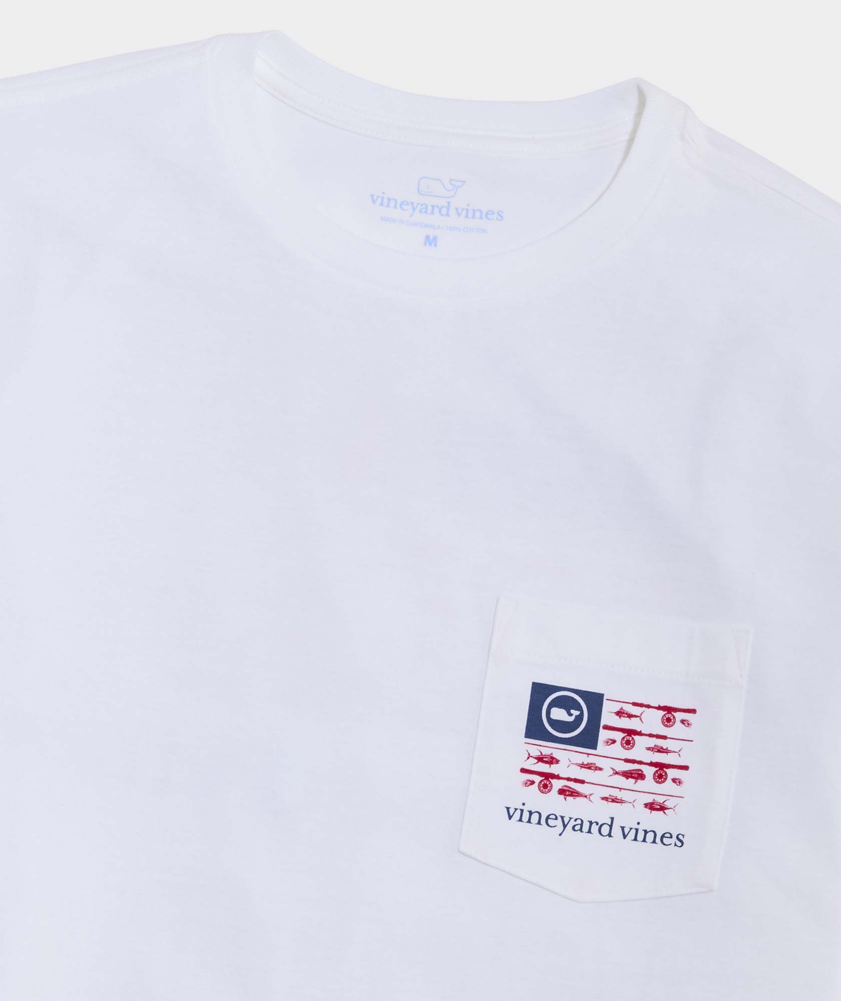 USA Reel Flag Short-Sleeve Pocket Tee