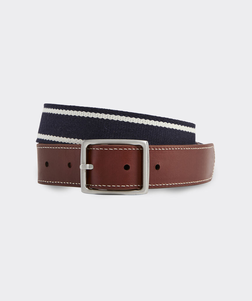 Boys' Reversible Leather Belt
