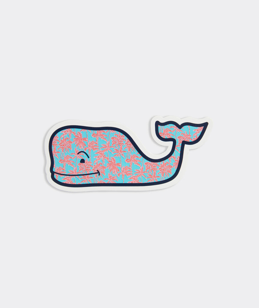 Bahia Palm Whale Fill Sticker