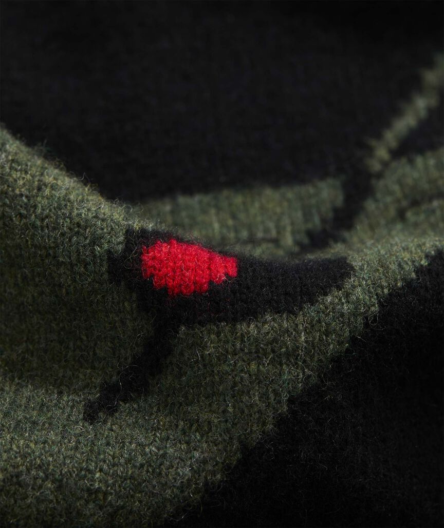 Merino Wool Martini Crewneck Sweater